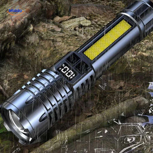 Torchlite Taschenlampe wasserdichte LED-Lampe mit Display für draußen