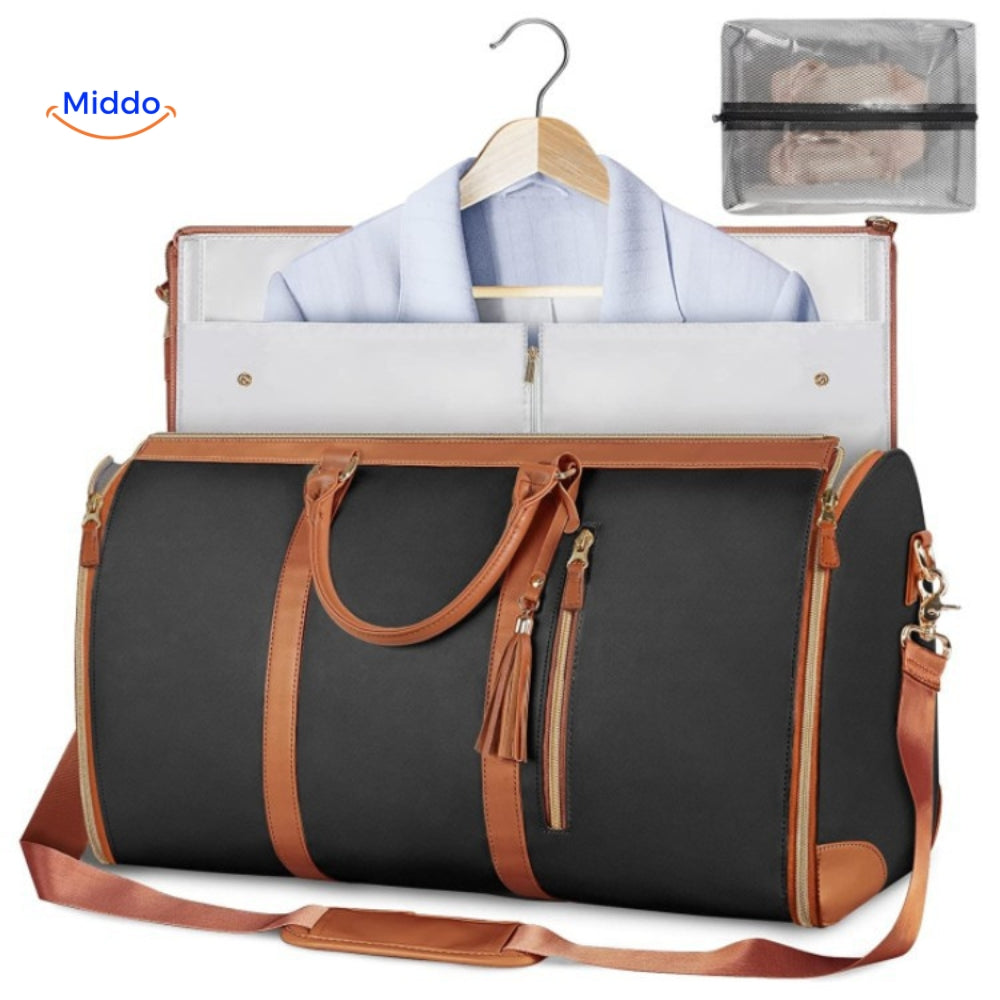 Schwarz-braune TravelPro Luxe Reisetasche Produktfoto