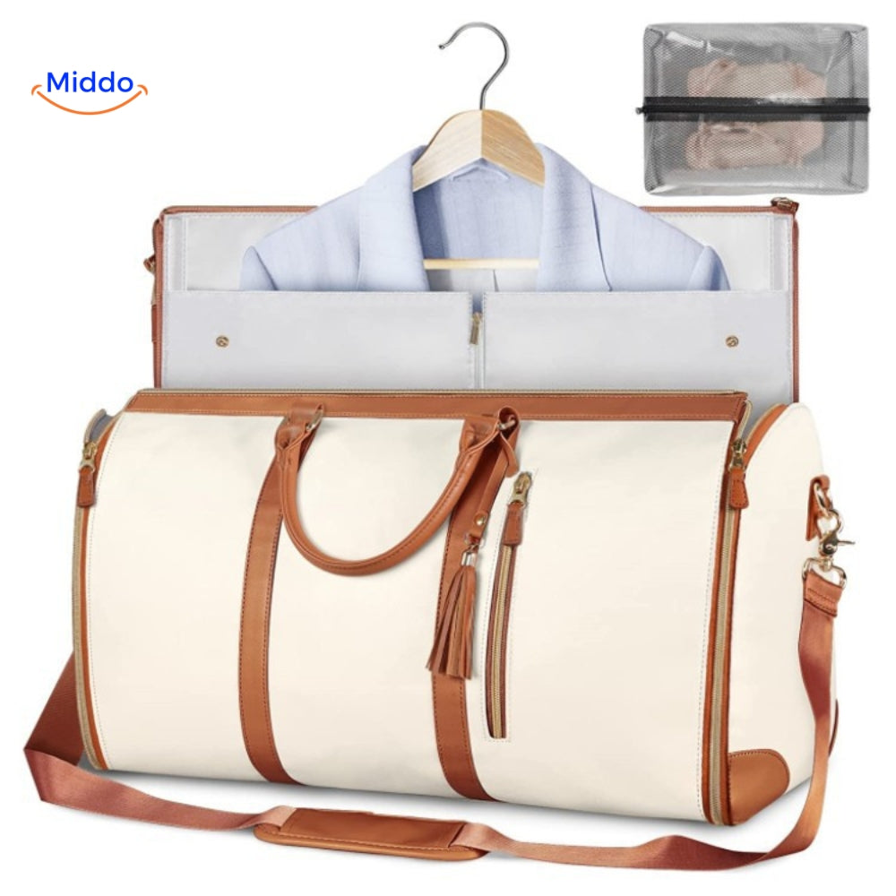 Weiße TravelPro Luxe Reisetasche Produktfoto