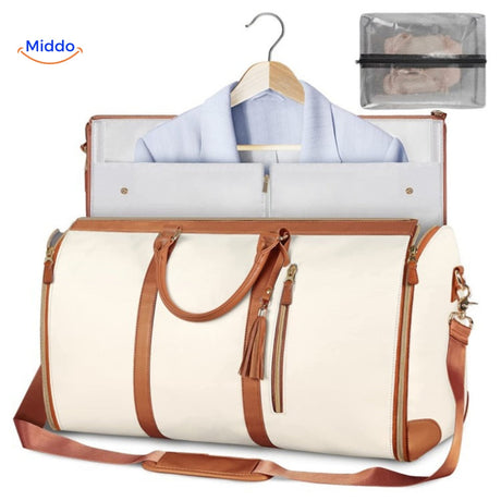 Weiße TravelPro Luxe Reisetasche Produktfoto