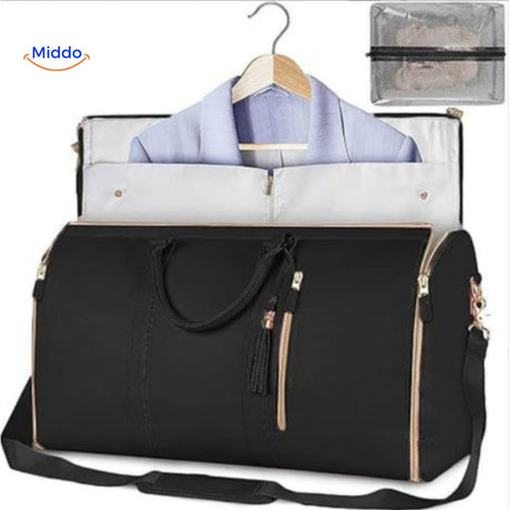 Schwarze TravelPro Luxe Reisetasche Produktfoto