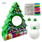 TreeMendous Handgemachte Weihnachtsornamente Set - Weihnachtsdekoration malen Middo