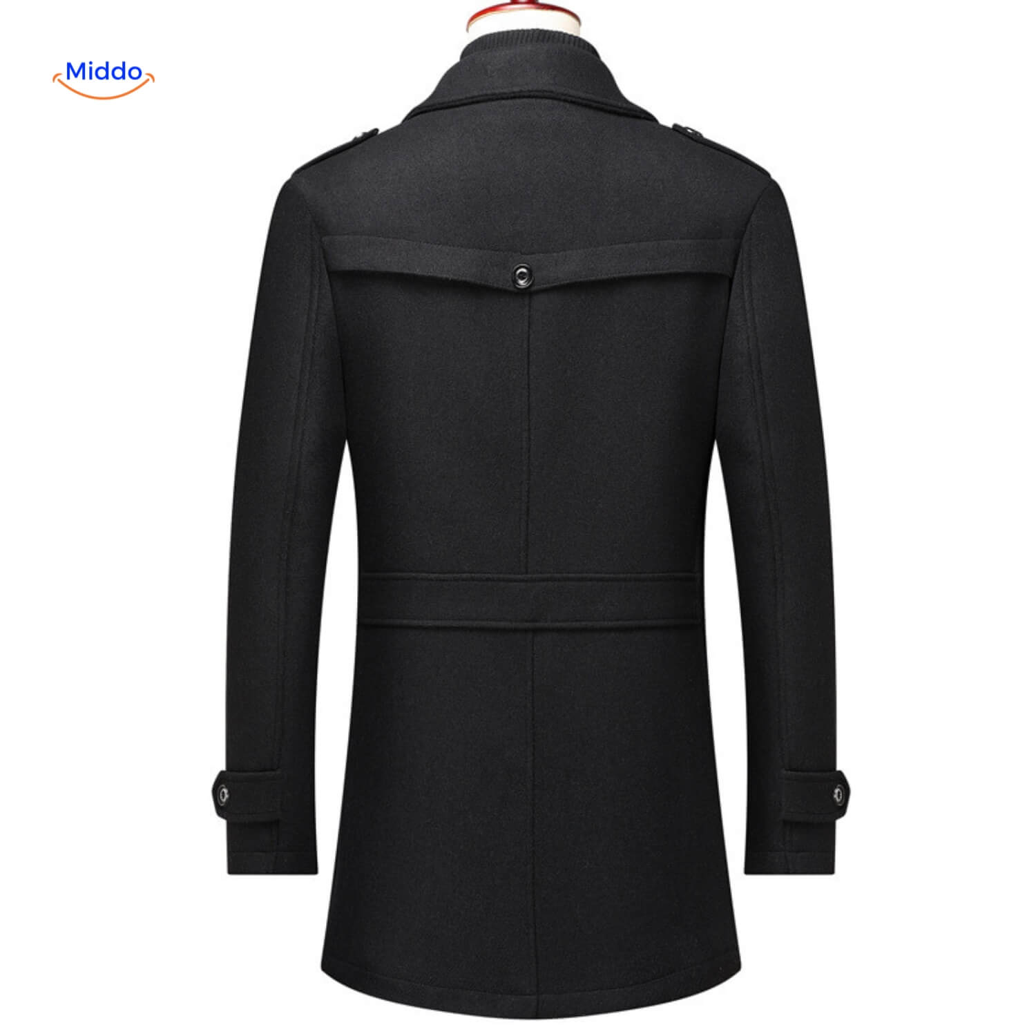 WoolGuard™ Peaky Blinders Winterjacke | Luxuriöser Doppelkragen-Trenchcoat für Herren – Warm & Stilvoll für den Winter