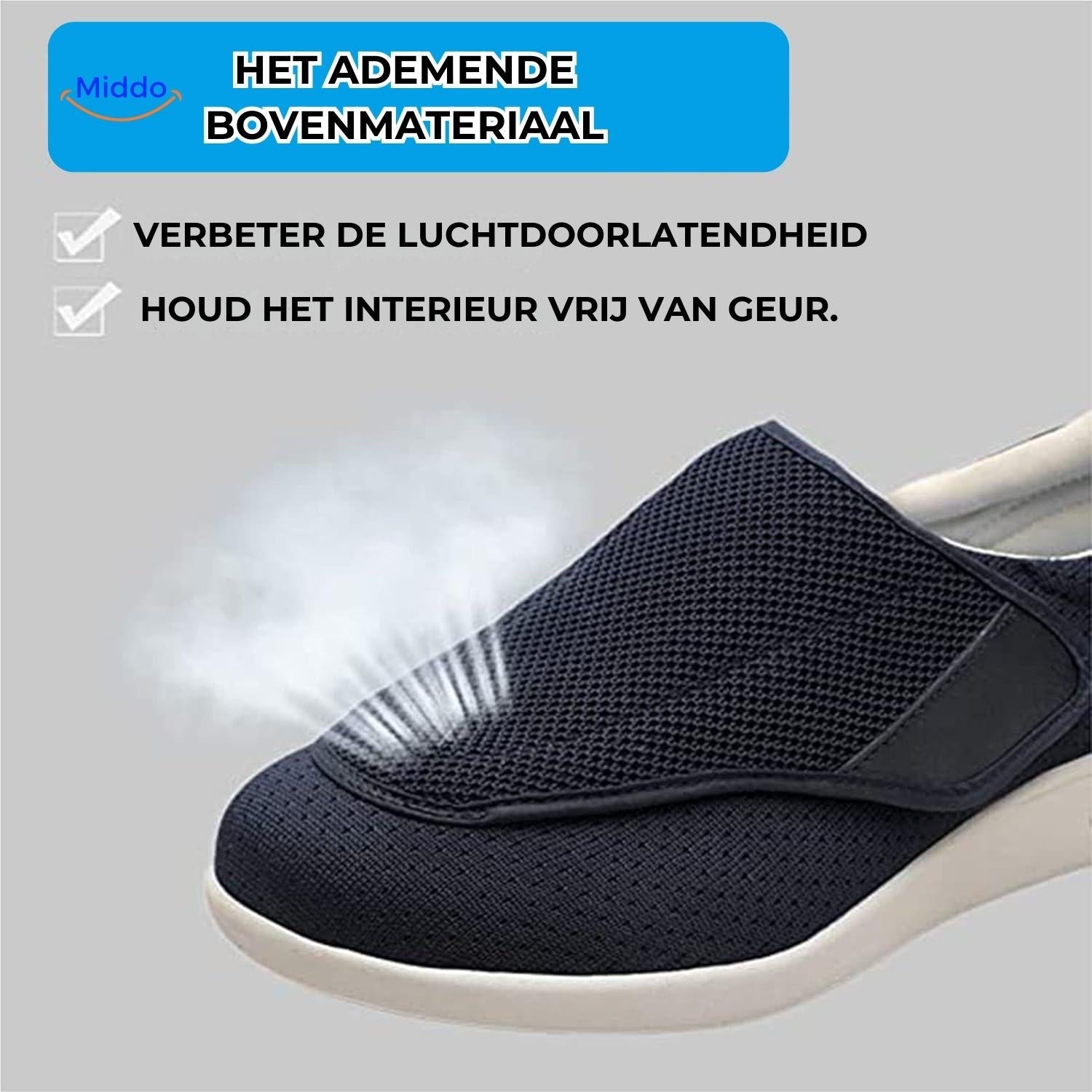 Trendstep atmungsaktives Obermaterial für Luftzirkulation middo.nl