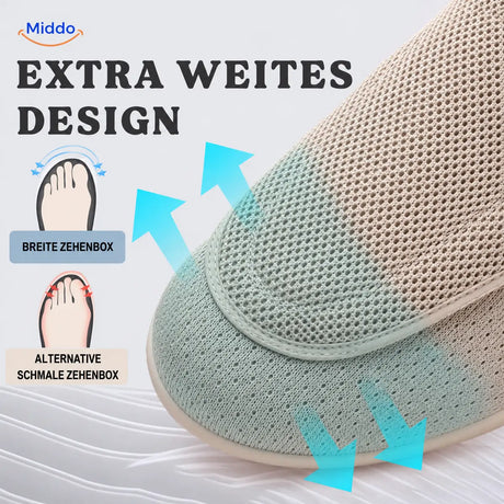 Trendstep extra breites Design mit Zehenfreiheit middo.de