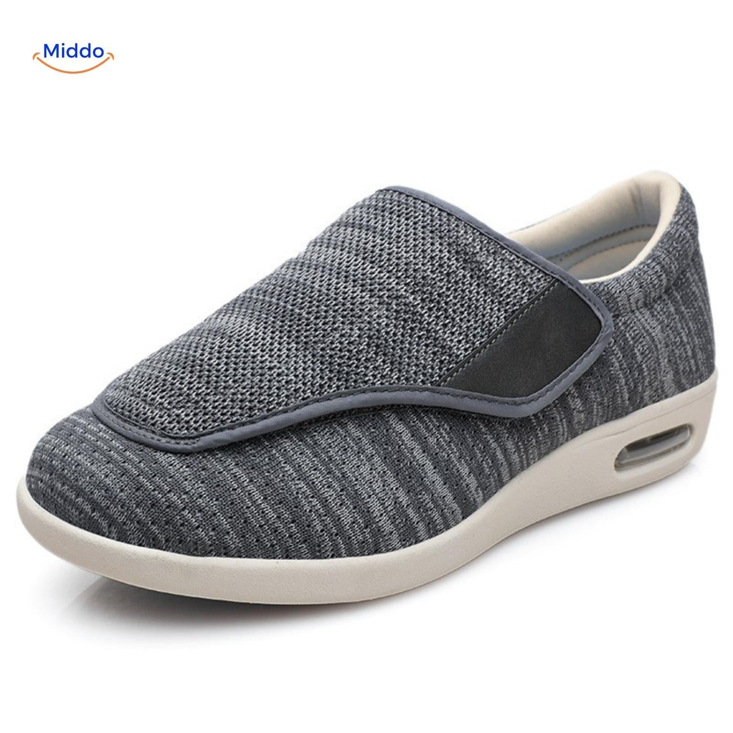 Trendstep graue Mesh-Schuhe mit bequemer Innenausstattung middo.nl