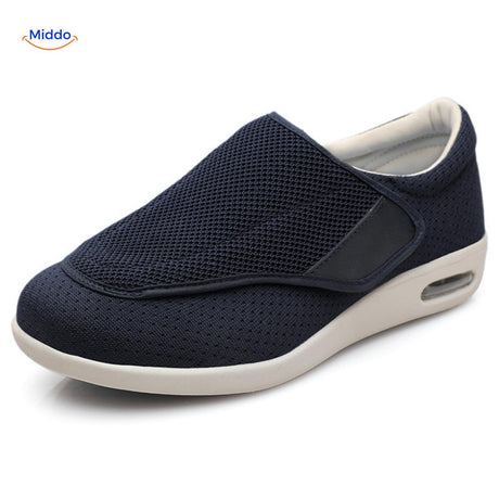 Trendstep leichte Schuhe mit grauem Mesh für optimalen Komfort
