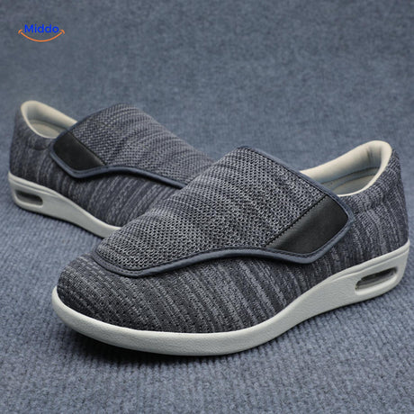 Trendstep Schuhe Dunkelgrau mit Klettverschluss