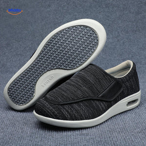 Trendstep Schuhe schwarz mit grauen Akzenten und Luftpolster