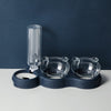 Lege TripleFeeder Futtertray mit zwei Schalen und Wasserflasche.