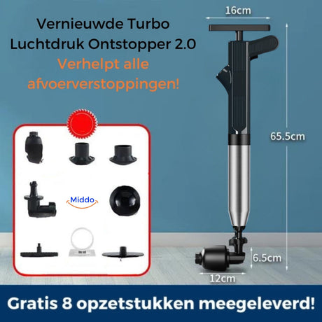 Zubehör und Teile für den Turbo-Luftdruck-Reiniger