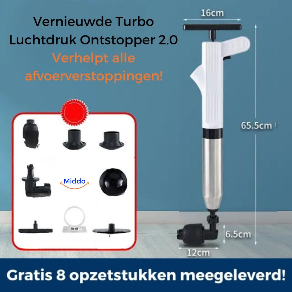 Edelstahl-Details des Turbo Druckluft Zurückhalters