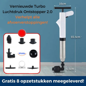 Edelstahl-Details des Turbo Druckluft Zurückhalters
