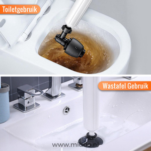 WC-, Waschbecken- und Abflussreiniger mit 8 bar Druck