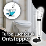 Turbo Luftdruck-Stopp für die Benutzung auf einer Toilette.