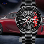 TurboGear Automatik Uhr rot Detail und Stahlband www.middo.de
