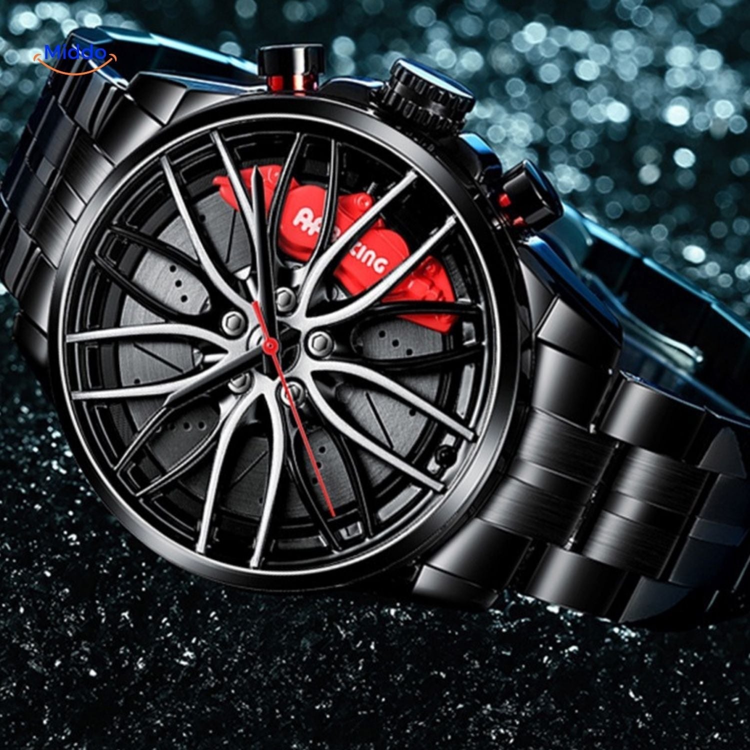 TurboGear Automatische Uhr Wasserdichtigkeit und Haltbarkeit 30m www.middo.de