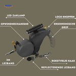 TweeTrek Hundeleine mit LED-Taschenlampe – ergonomisches Design | www.middo.de