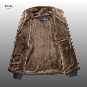 UrbanClass Lederjacke mit weichem Futter www.middo.de