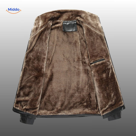 UrbanClass Lederjacke mit weichem Futter www.middo.de