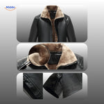 UrbanClass Lederjacke Details mit Pelzkragen und Lederdesign www.middo.de