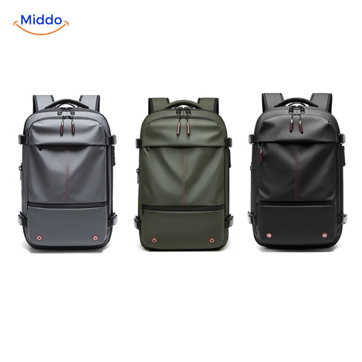VacuPro Pack drei Farben Auswahl wasserdichter Reise-Rucksack middo.de