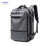 VacuPro Pack eleganter grauer moderner Reiserrucksack middo.nl