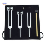 VibeClean Heilende Stimmgabel-Set mit 128C, 256C und 512C Gabeln www.middo.de