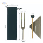 VibeClean Heilungs-Stimmgabel Set mit 528Hz Gabel und Werkzeug www.middo.nl