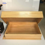 Vinaluxe Regal leere Holzaufbewahrungskiste mit Deckel www.middo.de