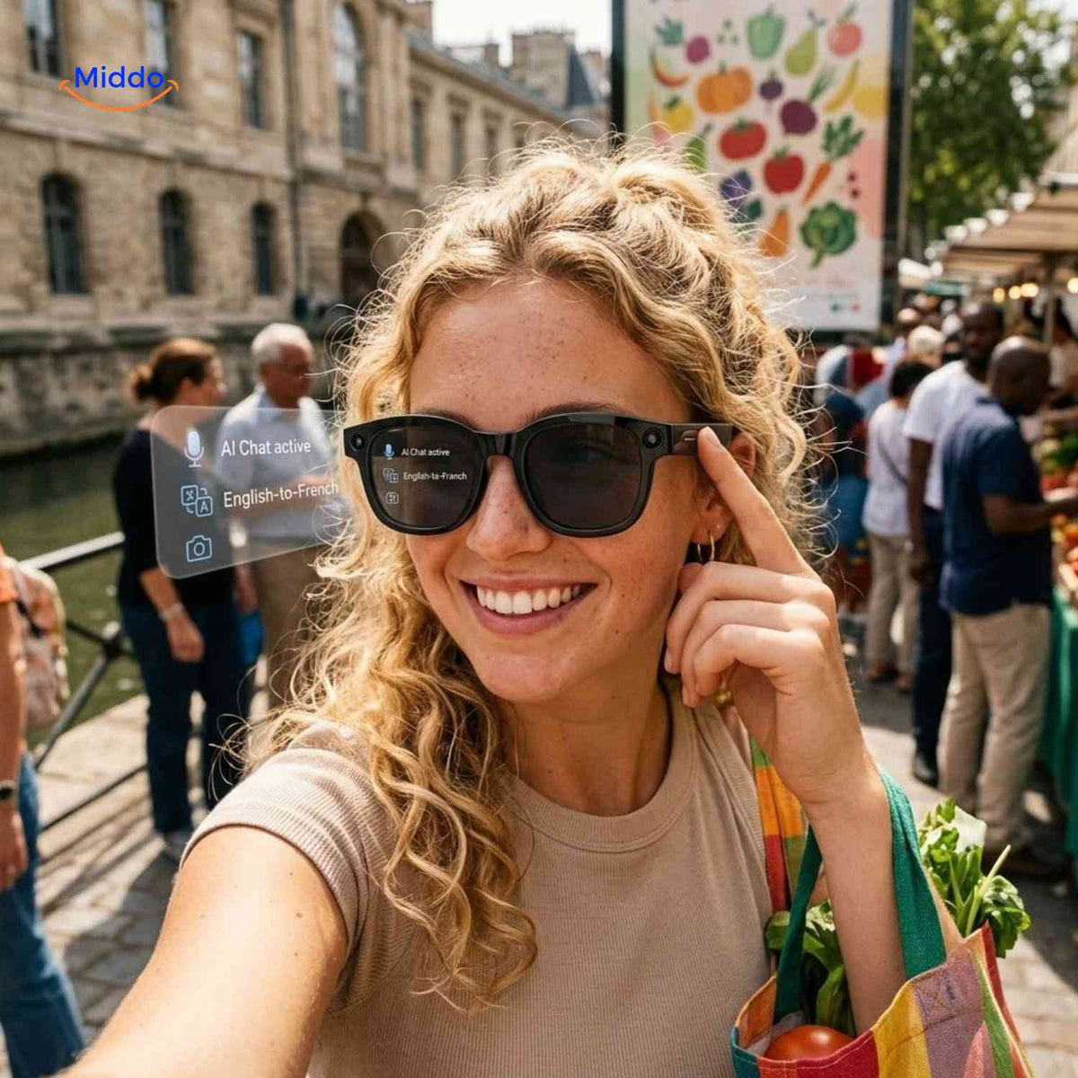 VisiCam™ KI-Brille, Produktansicht 02