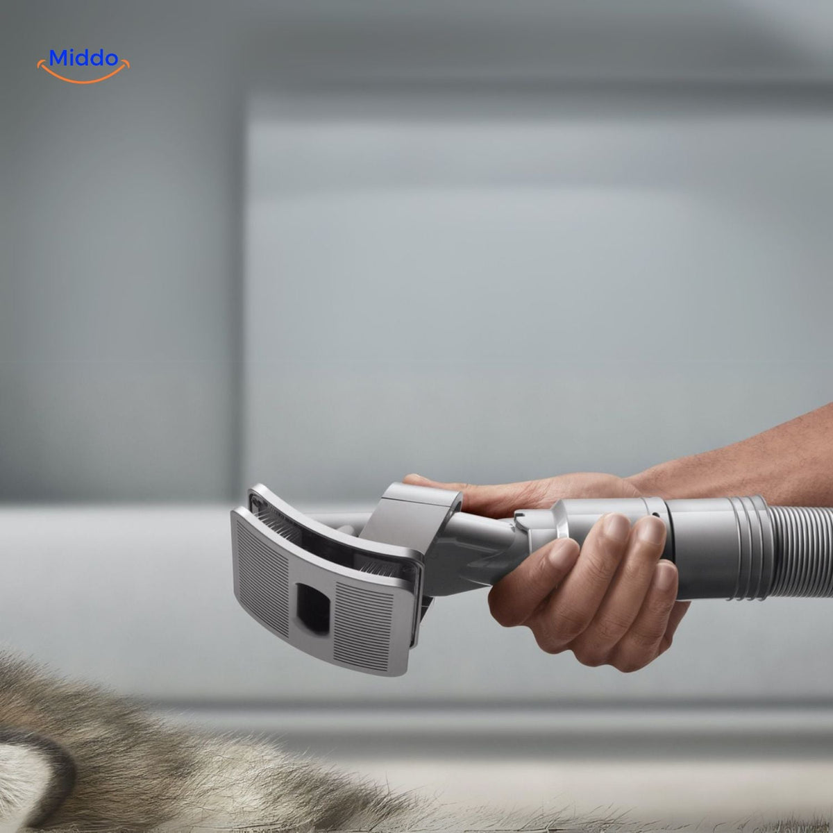 VisiClean Bürste Hund Pflege Saugmundstück