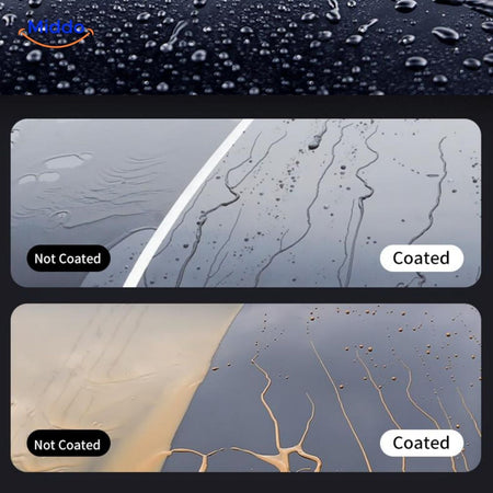 VisiShield Autocoating Beschichtung Vergleich nass trocken