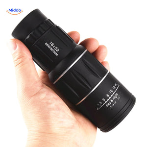 VisioZoom Scope Monokular in Hand hoher Vergrößerung