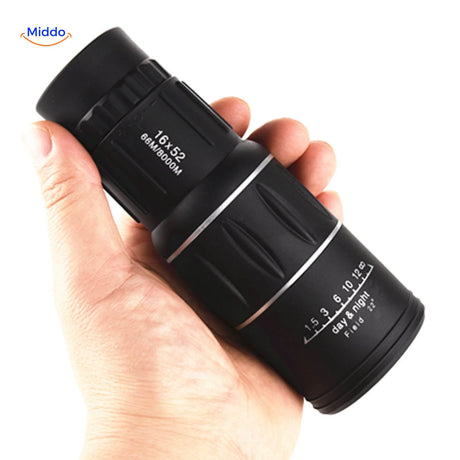 VisioZoom Scope Monokular in Hand hoher Vergrößerung