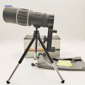VisioZoom Scope Monokular auf Smartphone mit Stativ Foto