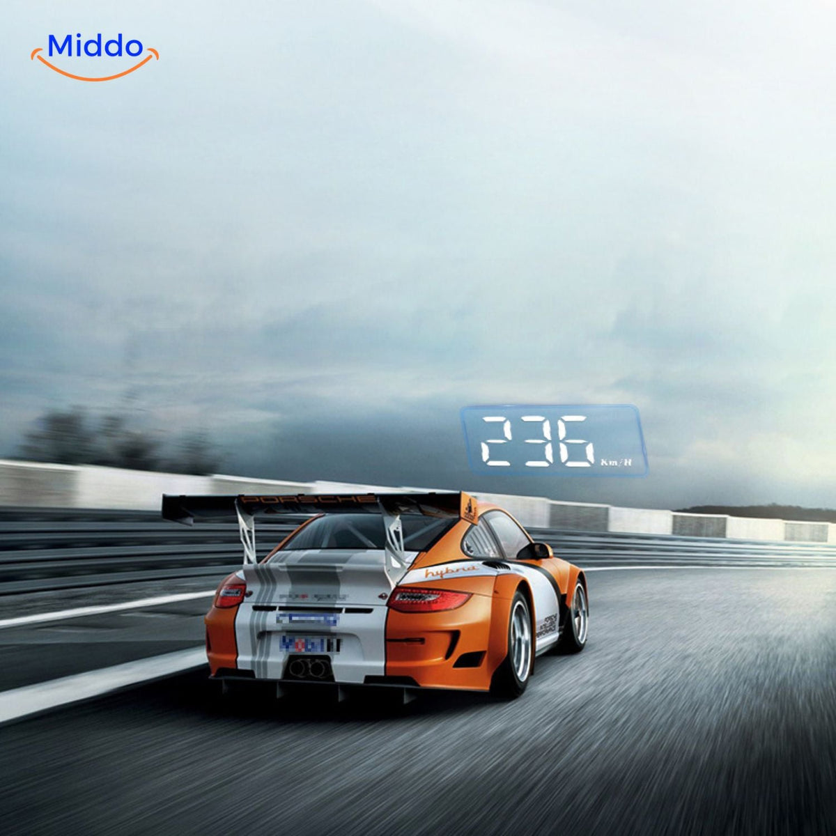 Visiopro M3 HUD Komplettset mit Kabel und Montagezubehör
