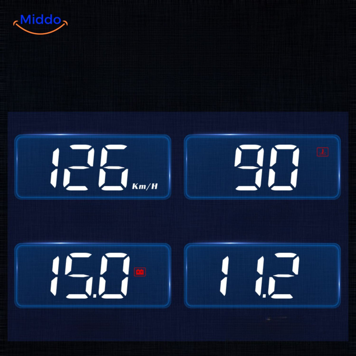 Visiopro M3 HUD GPS Geschwindigkeitsanzeige mit OLED-Display