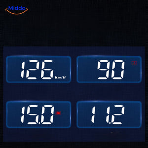 Visiopro M3 HUD GPS Geschwindigkeitsanzeige mit OLED-Display