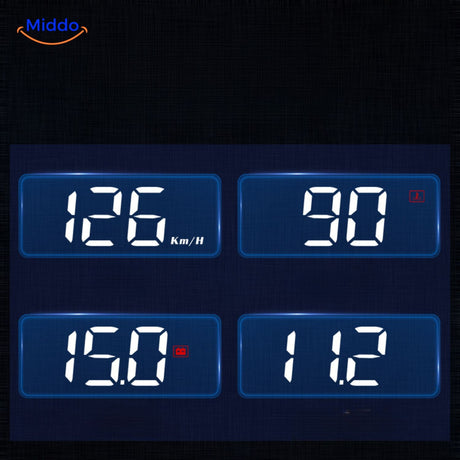 Visiopro M3 HUD GPS Geschwindigkeitsanzeige mit OLED-Display