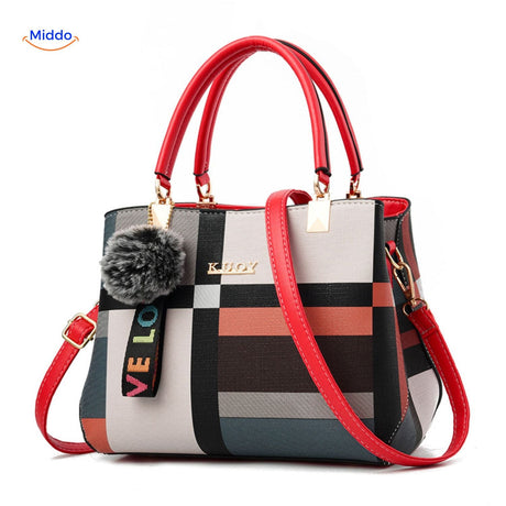 VivaLuxe Tote mit Pompon farbenfrohes Blumenmuster