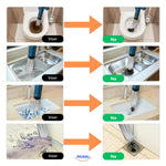 Vorher- und Nachher-Ergebnisse der Rohrreinigung mit dem Turbo-Luftdruck-Reiniger 2.0