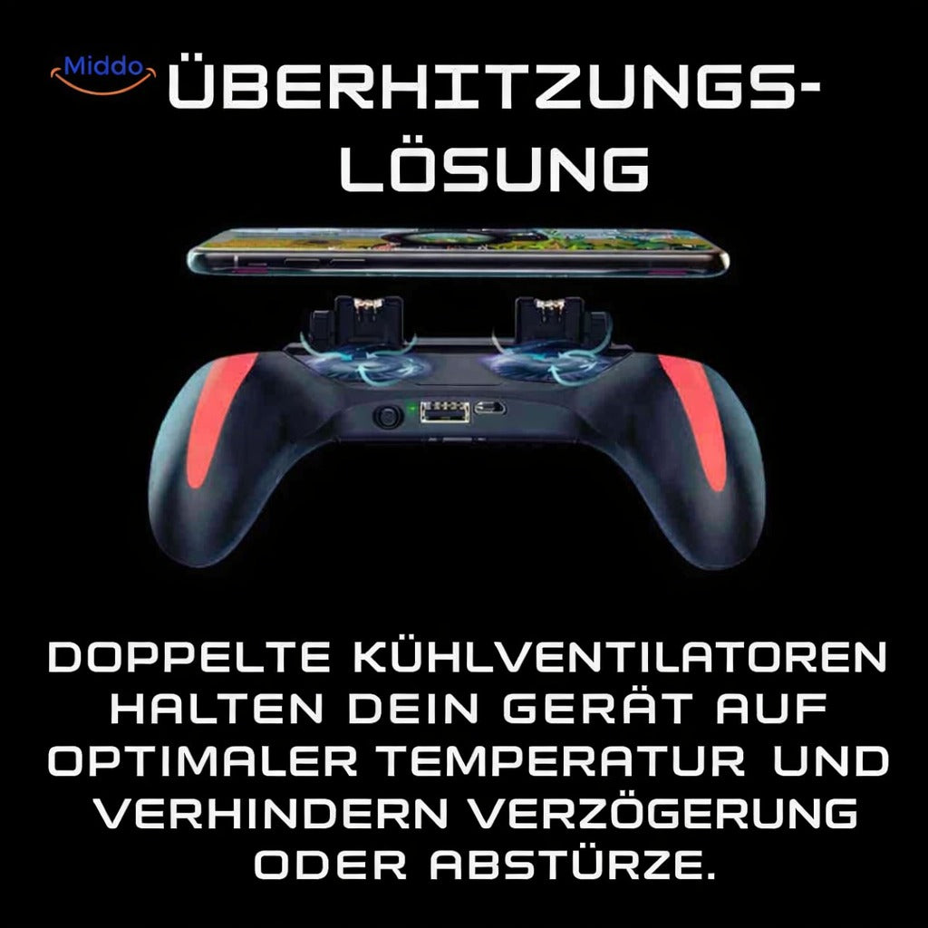 GameFlex H10 Mobile Gaming Controller – FPS-Griff mit Ventilator & wiederaufladbarem Akku – Ansicht 4