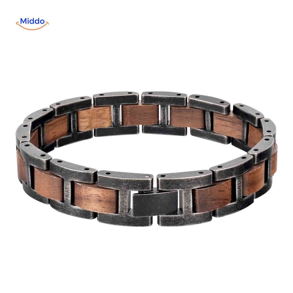 Woodforge Armband - doppelte Holzarmband mit Detail Entdecken Sie die hochwertige Woodforge Armband. Dieses doppelte Holzarmband kombiniert stilvolles Design mit natürlichem Material und verleiht Ihrem Look eine besondere Note. Jetzt stöbern und Ihr perfektes Schmuckstück finden!
