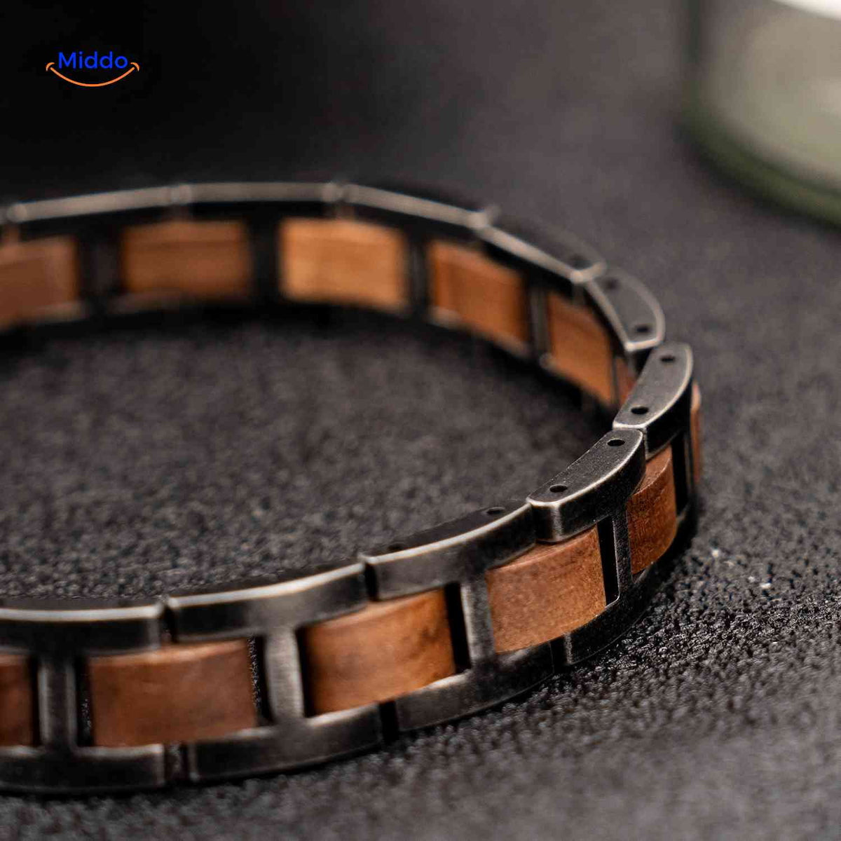 Woodforge Armband - Holzarmband Detailansicht | www.middo.de