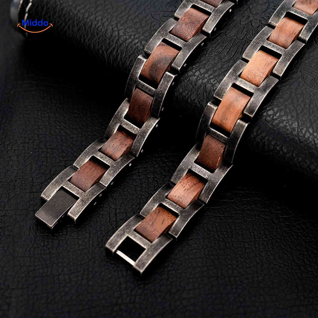 Woodforge Armband - Holzarmband in Frontalansicht | www.middo.de