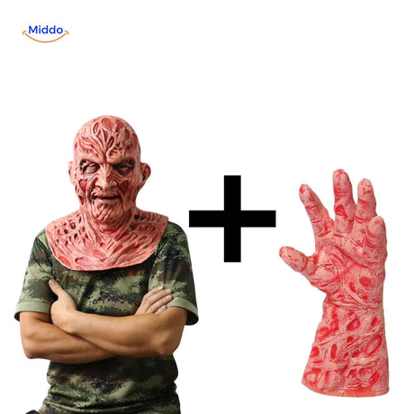 Zombiora Gesichtsmaske – Verwandeln Sie sich mit der einzigartigen Handmaske ohne Krallen. Besuchen Sie jetzt www.middo.de!