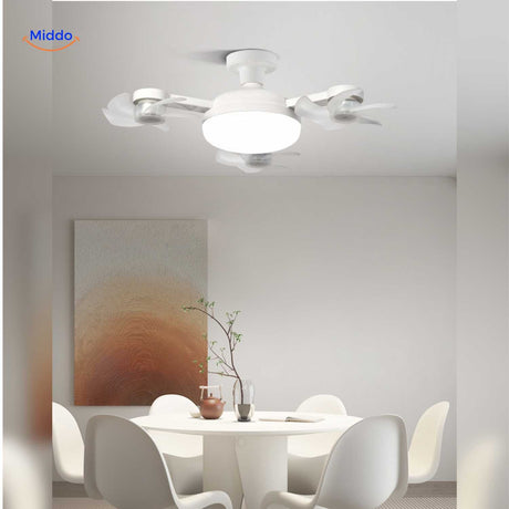 AeroGlow Ventilatorlampe Designleuchte mit Deckenventilator für das Esszimmer