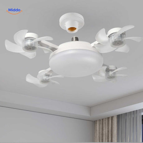 aeroglow Ventilatorlampe einfache installation mit led und mehreren ventilatoren www.middo.de