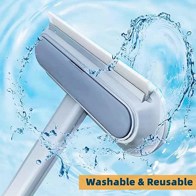 Waschbare Multibrush Reinigungsbürste mit Wassertropfen.